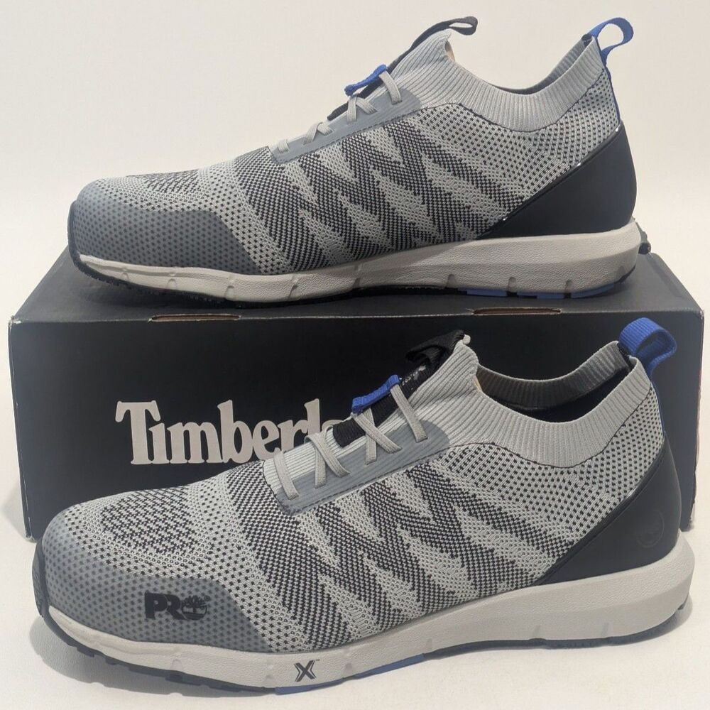Timberland PRO Radius Knit CT Work Shoes Grey Men’s 14 W Anti-Fatigue